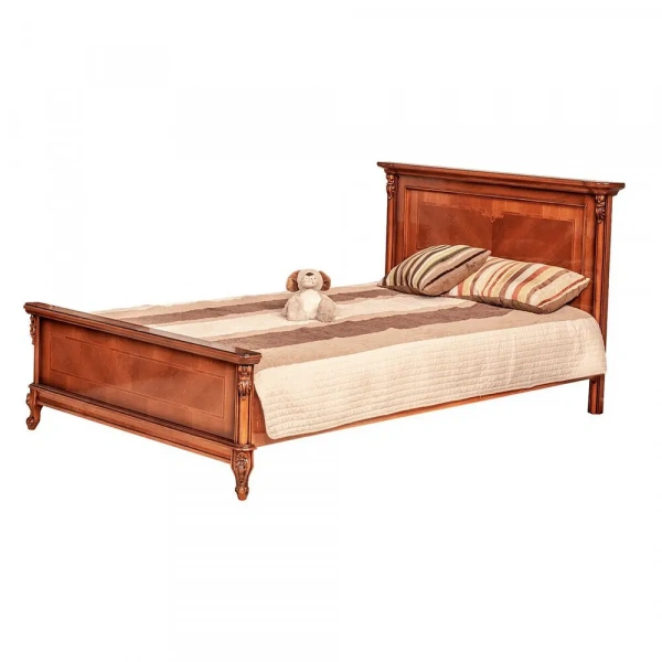 Кровать 120 "Фирензе" Орех 882  купить в интернет магазине Мебель из массива. Звоните +7 495 961-63-63 Кровати из массива дерева