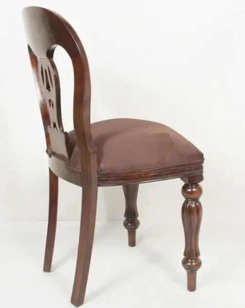 Резной стул MSM.110 CH34 DARK BROWN купить в интернет магазине Мебель из массива. Звоните +7 495 961-63-63 Мебель Индонезии